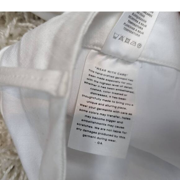 Good American Skinny Ankle Jeans White 15 - Picture 6 of 12